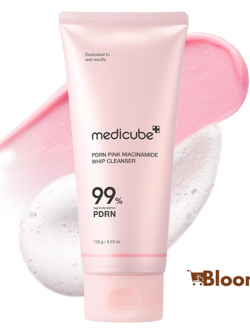 PDRN Pink Niacinamide Whip Cleanser 99% 120g.