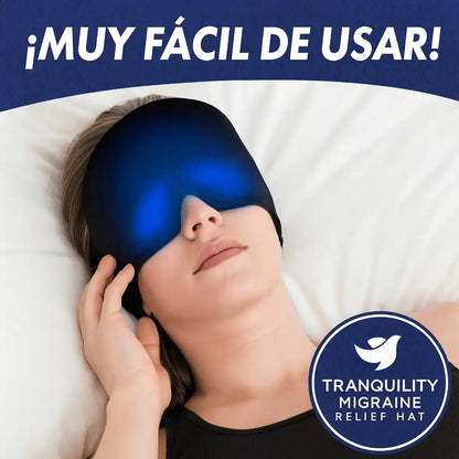 CoolRelief® Máscara Sombrero de Alivio – Adiós Migraña en Minutos