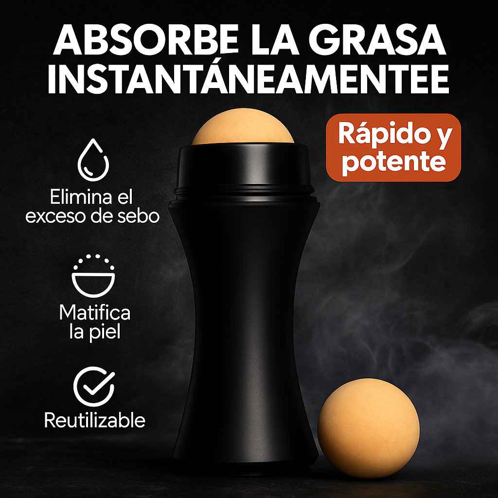 MatteRoll™ Rodillo Facial Quita Grasa