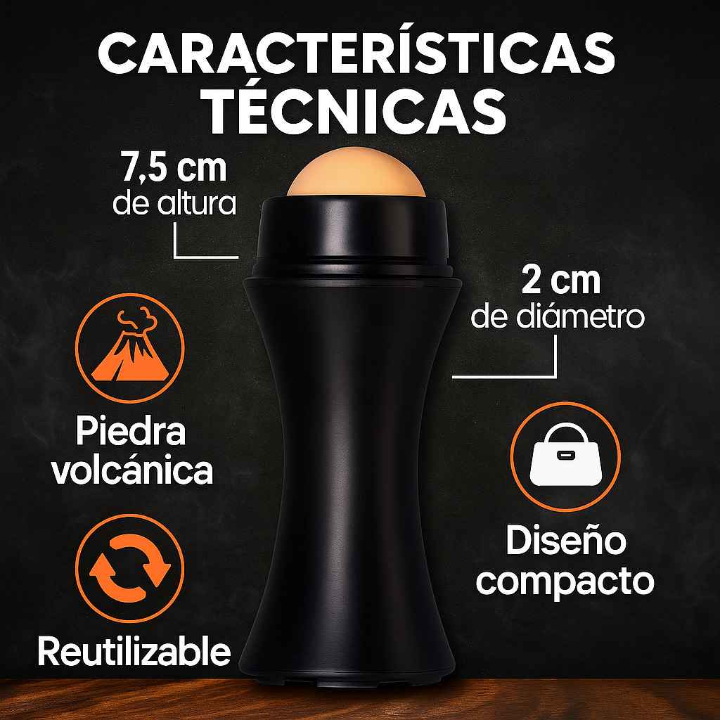 MatteRoll™ Rodillo Facial Quita Grasa