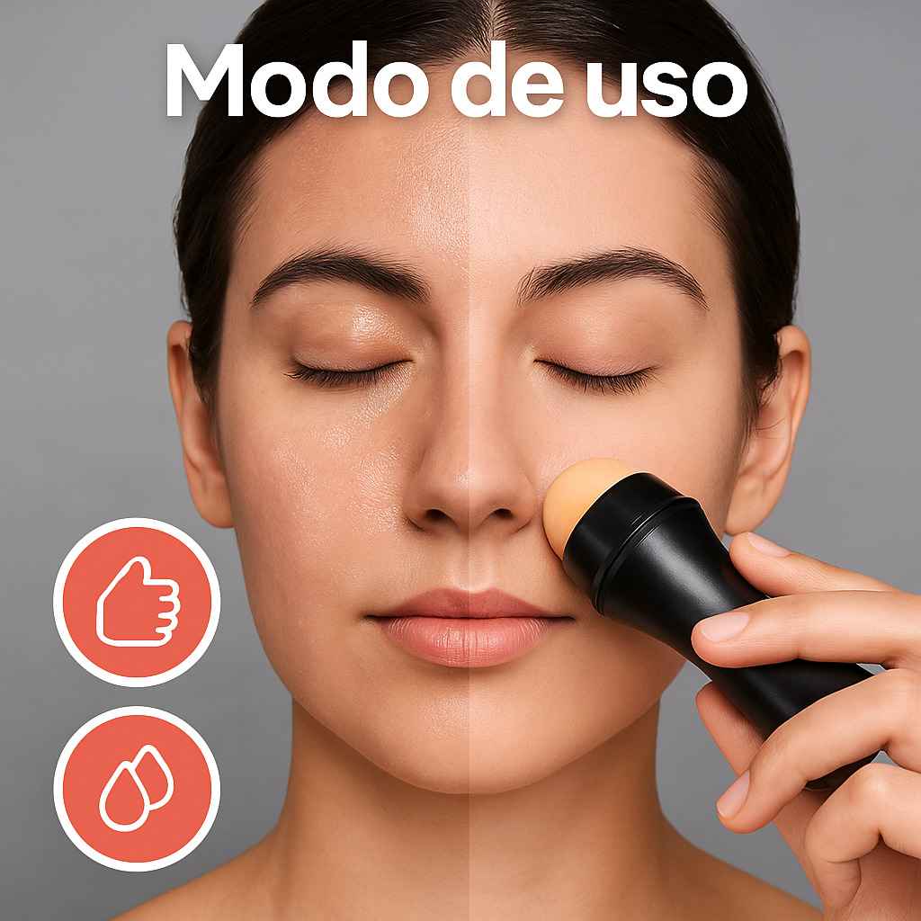 MatteRoll™ Rodillo Facial Quita Grasa