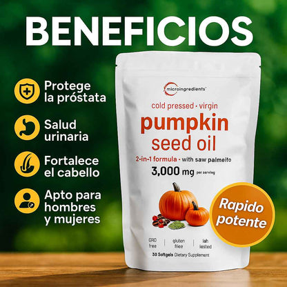 NutriPumpkin® Aceite de Semilla de Calabaza