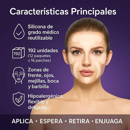 SkinSil® Parches de Silicona Anti-Líneas – piel más suave