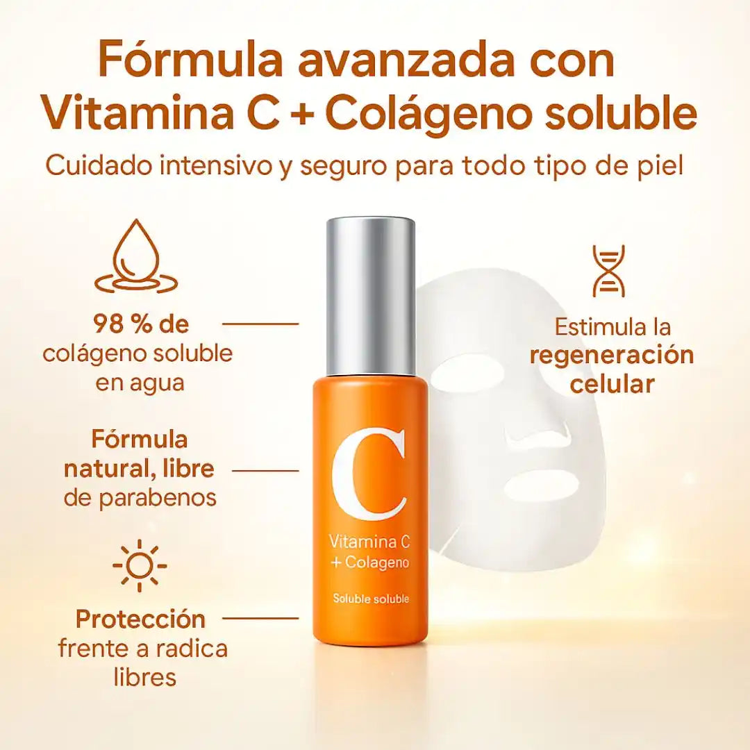GlowC® Mascarilla + Spray Vitamina C